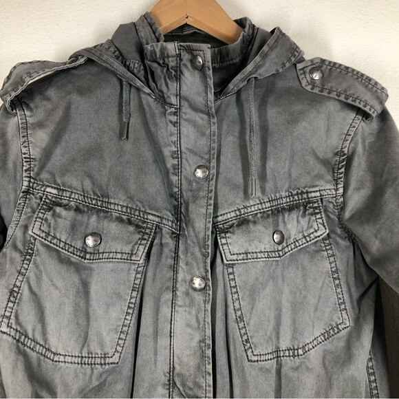 Aritzia Talula Army Green Trooper Utility Jacket XXS - Picture 3 of 10